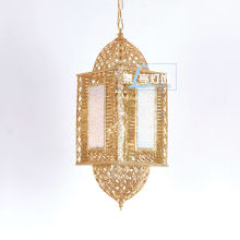 Marokkanische Laternen des Luxusgoldgroßverkaufs, marokkanische Beleuchtung LT055